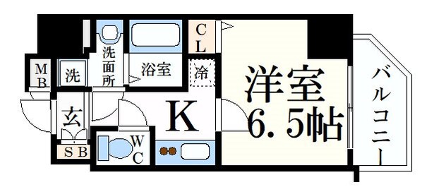 元町駅 徒歩9分 11階の物件間取画像